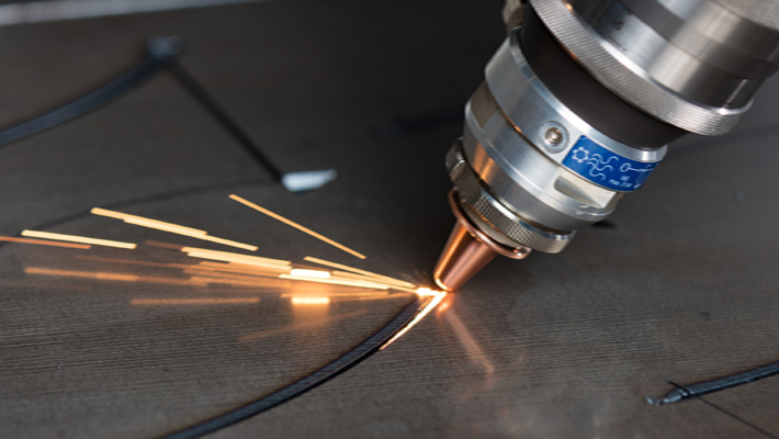 Messer Beveling Laser in action