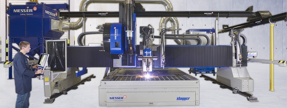 The Messer MPC2000 MC cutting machine.