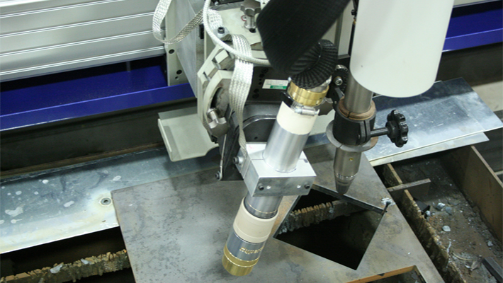 Manual plasma bevel unit